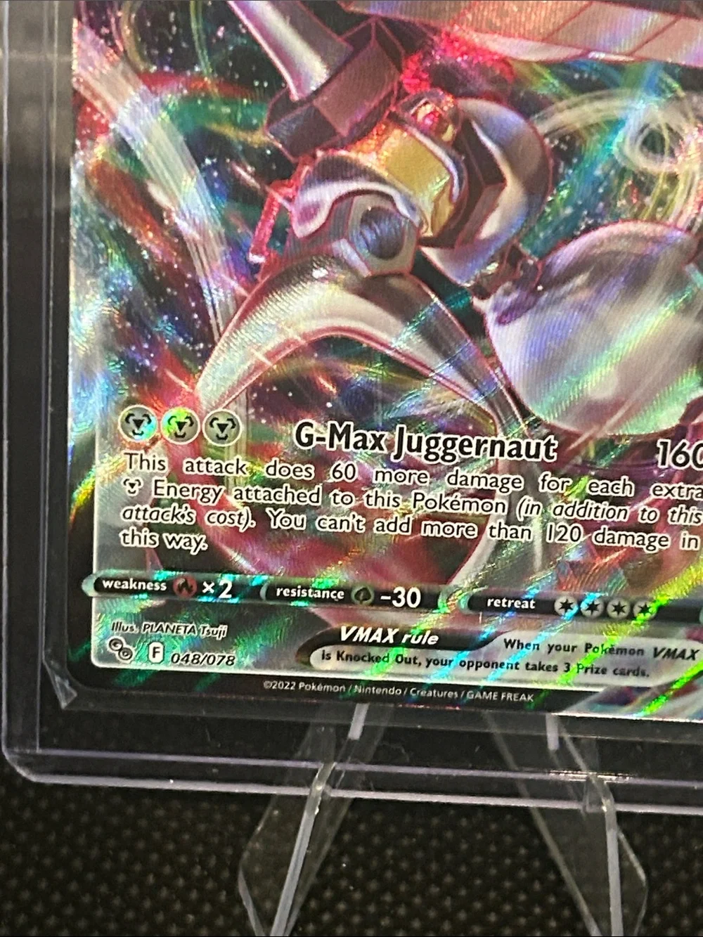 melmetal vmax pokemon go card price Pokmon 048/078 Pokmon Metal / 330 / VMAX Attack 1 Pokemon Melmetal VMAX full Art